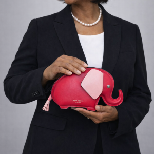 Kate Spade Elephant Leather Crossbody / Clutch