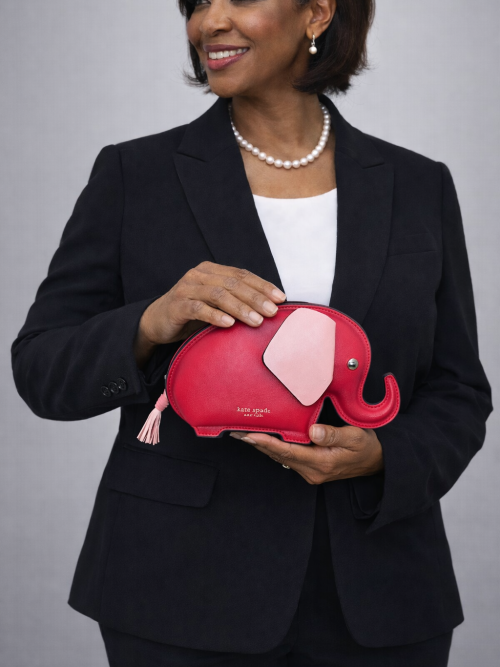 Kate Spade Elephant Leather Crossbody / Clutch