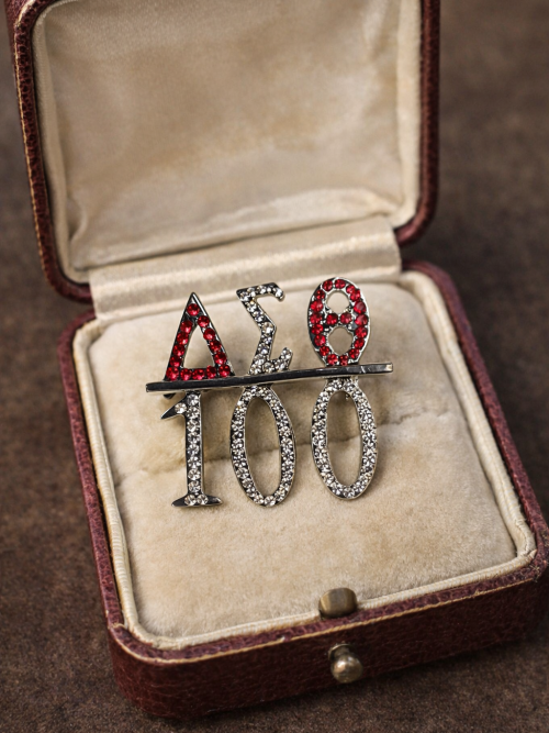 Delta Sigma Theta Centennial “100” Brooch